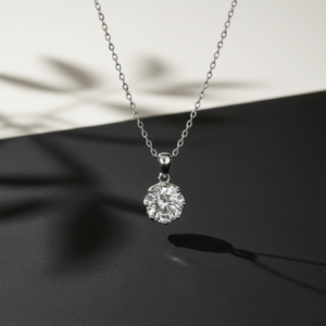 Pendentif Solitaire de cristal