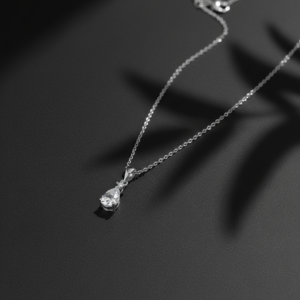 Pendentif Dextera - Or blanc/Or rose