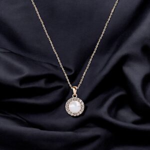 Pendentif Sunny en or plaqué rose 18 k
