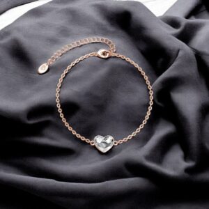 Bracelet twinkie or plaqué rose 18k